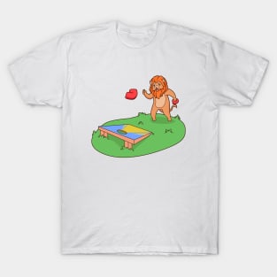 Lion playing cornhole T-Shirt